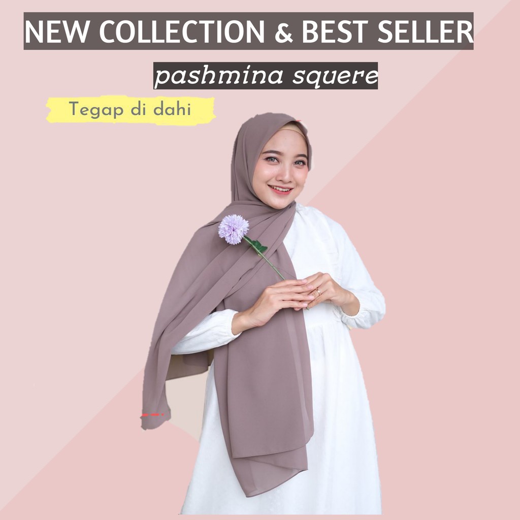 Hijab/pashmina square/pasmina square/pashmina segiempat/pashmina ceruty babydoll
