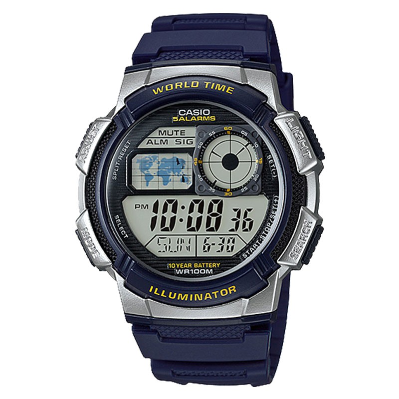 Tanpa Box Jam Tangan Casio AE 1000W 2AVDF 10 Year Tanpa Box Jam Tangan Casio AE 1000W 2AVDF 10 Year