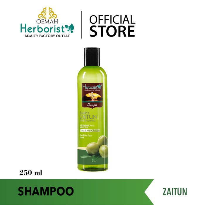 HERBORIST AROMATHERAPY SHAMPOO ZAITUN 250ML AROMA TAHAN LAMA