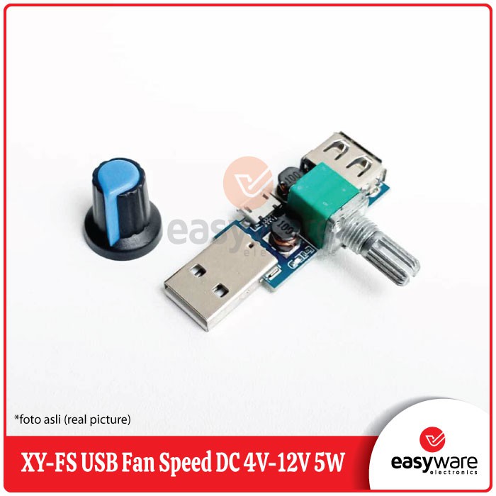 XY-FS DC 4V-12V 5W USB Fan Stepless Governor USB Fan Speed Controller