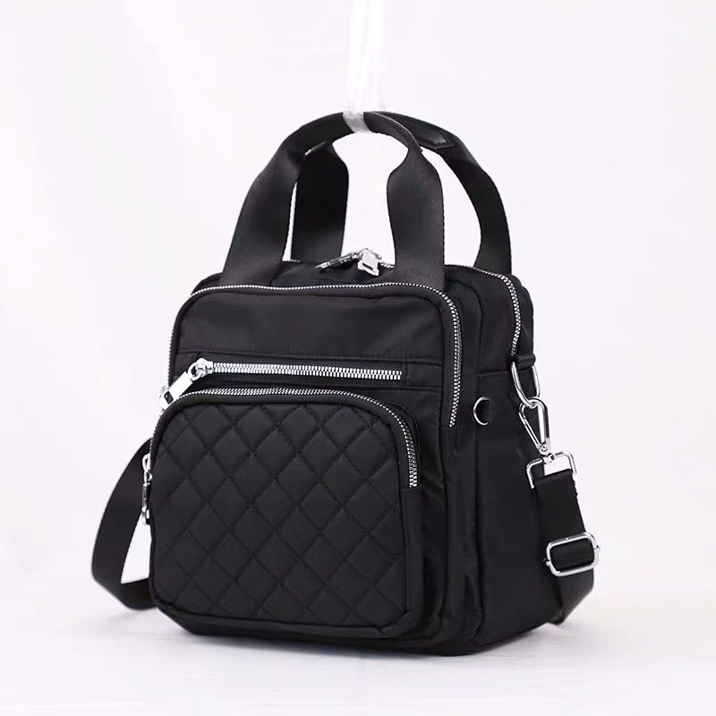 LUCKYMALL Tas Wanita Import Jinjing Selempang Ransel BOBO BB6696 6696 Bordir 3 In 1 Bahan Parasut Kualitas Super