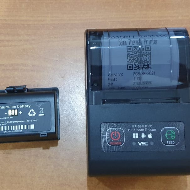 PRINTER KASIR THERMAL BLUETOOTH 58MM VSC MP-58M THERMAL STRUK KASIR