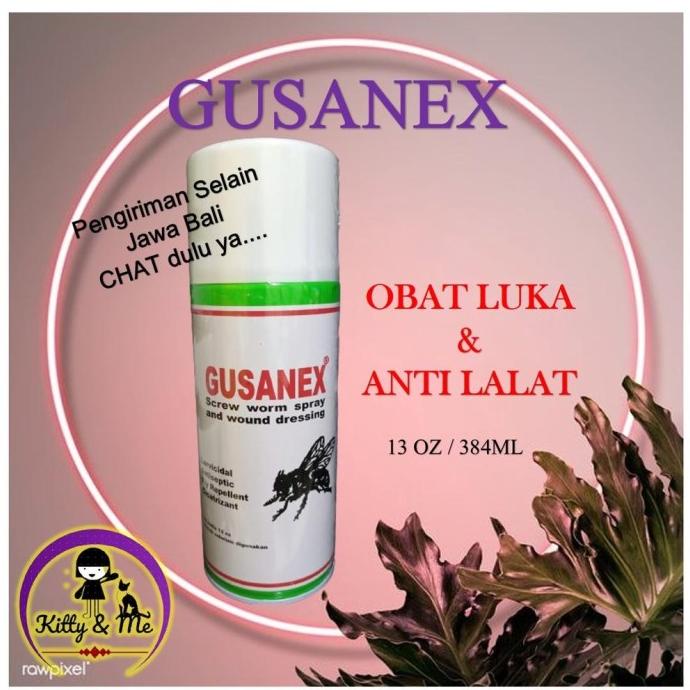 Gusanex Spray Obat Semprot Perawatan Luka Hewan Ternak Sapi Kambing