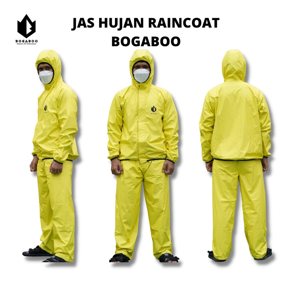 [ COD ] Jas Hujan Bogaboo Full Sealed - Raincoat - Jas Hujan Setelan -Mantel Hujan - Jas Hujan Ponco - Mantel - Hujan - Jas hujan kangguru