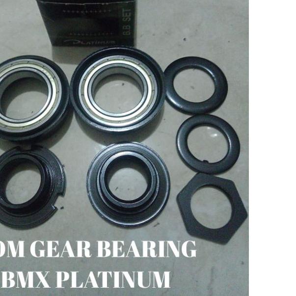 ➲ BB set / Kom gear / Mangkoan tengah BMX bearing Platinum ♖
