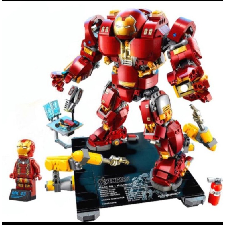 Mainan brick Sy 1041 Ironman Hulkbuster jumbo 1530pcs