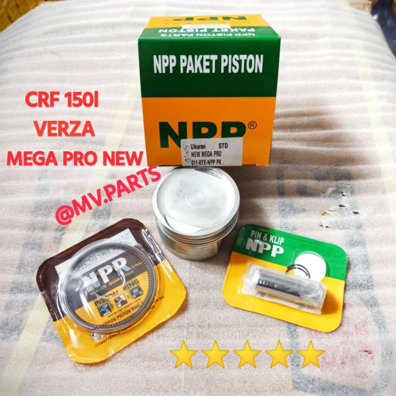 Paket Piston Seher Kit Mega Pro New, Verza, CRF 150L KYE NPP