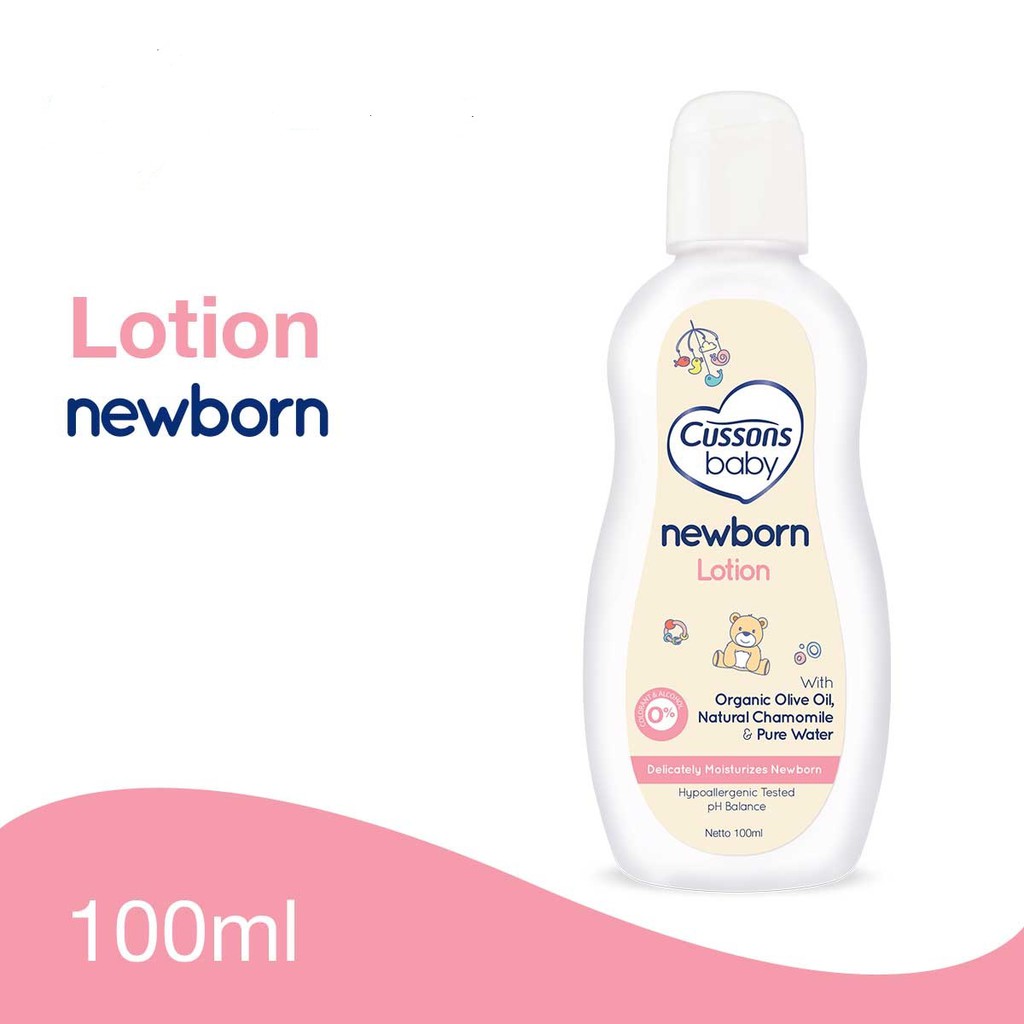 LOSION LOTION BAYI CUSSONS BABY NEWBORN BAYI BARU LAHIR 100 ML CREAM KRIM PELEMBAB KULIT