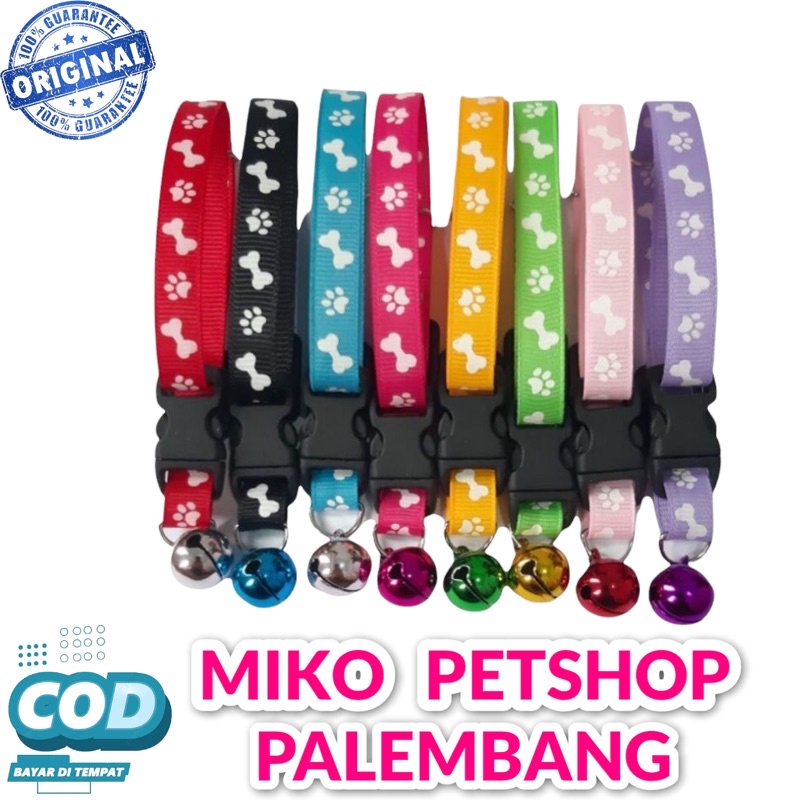 Kalung kucing MOTIF TULANG murah