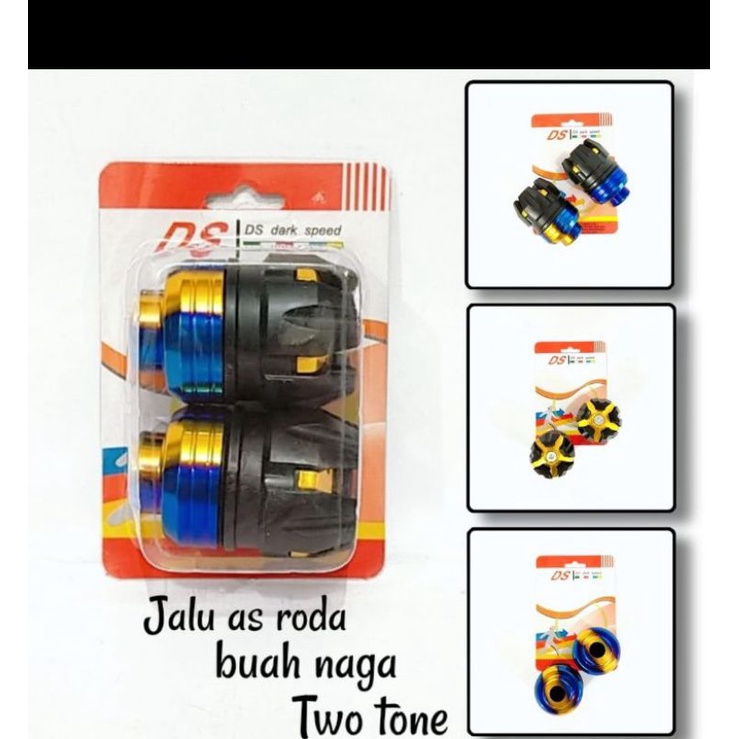 Cover Penutup Jalu As Roda Model Naga Full Cnc Sepasang Impor Universal Motor