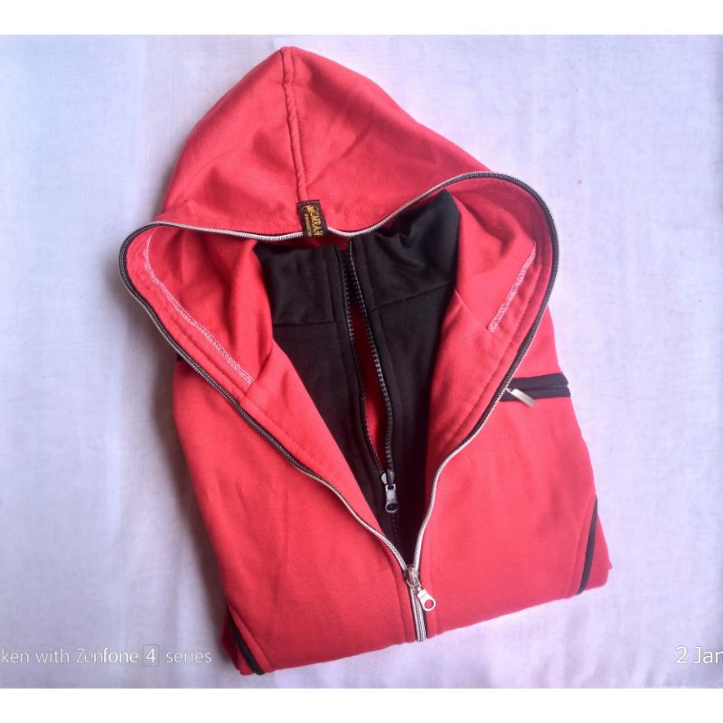 [COD & TERMURAH] Jaket Fleece Double Resleting Model Terbaru