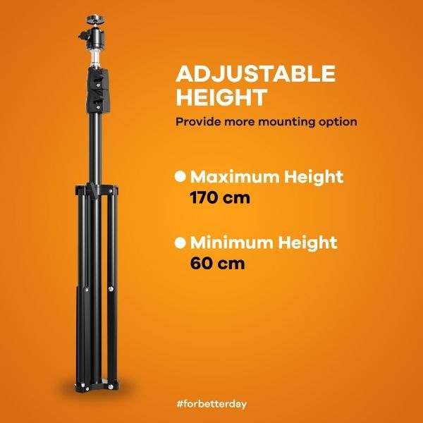 Tripod HP Kamera Webcam JETE H7 - Garansi 2 Tahun Rusak Tukar Baru