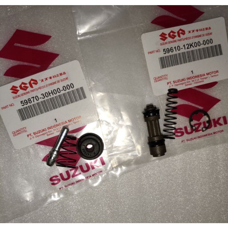 Seal master rem kit Suzuki Satria FU FI Injeksi Ori 59870-30H00-000 dan 59610-12K00-000