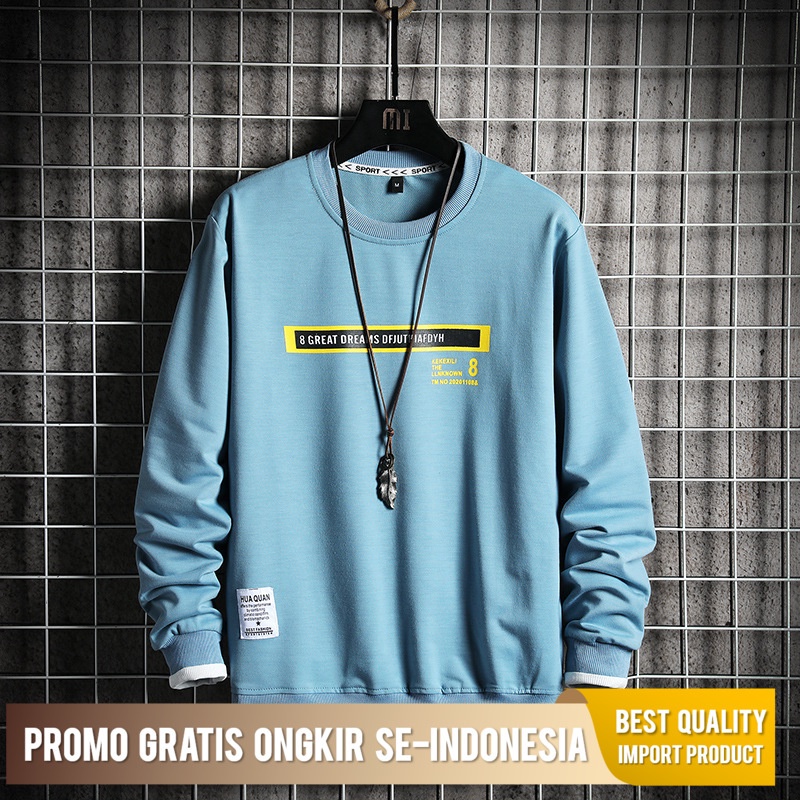 Jaket Sweater Pria Pria Sweater semi dan Musim gugur BaruNew trend lepas pemuda Leisure panjang leng