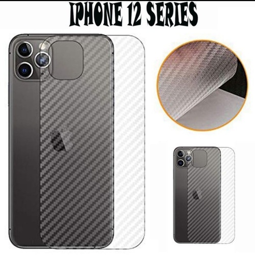 Back Skin Carbon For Iphone 12 Pro - Skin Carbon Iphone 12 Pro