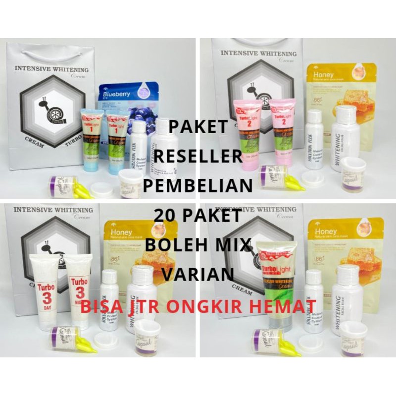 Cream turbo 20 paket free masker korea+5magic setiap paket