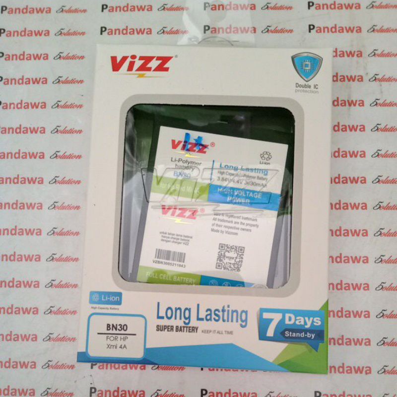 Baterai Xiaomi Redmi 4A BN-30 Vizz