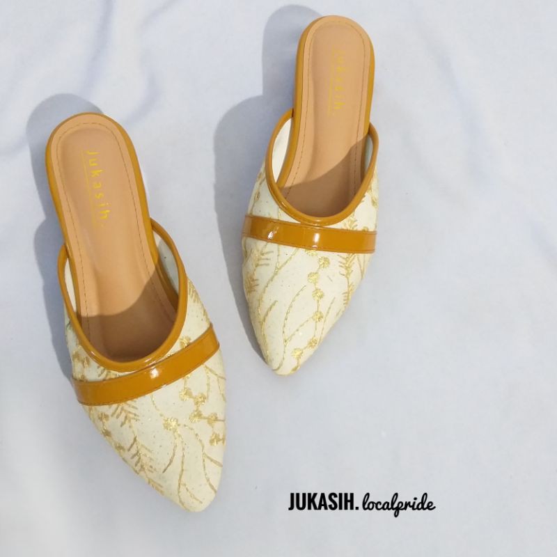 JUKASIH - LENA sandal wanita MULES hak 2 cm