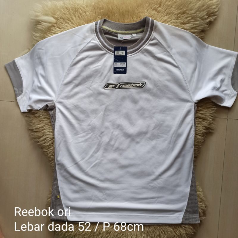 kaos reebok original / kaos reebok pria wanita atasan size S
