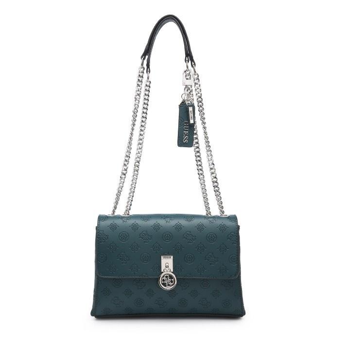 COCO_BAGS - TAS GUESSS GS NINNETTE TAS SELEMPANG SLING BAG SHOULDER BAG CONVERTIBLE TALI RANTAI SILV