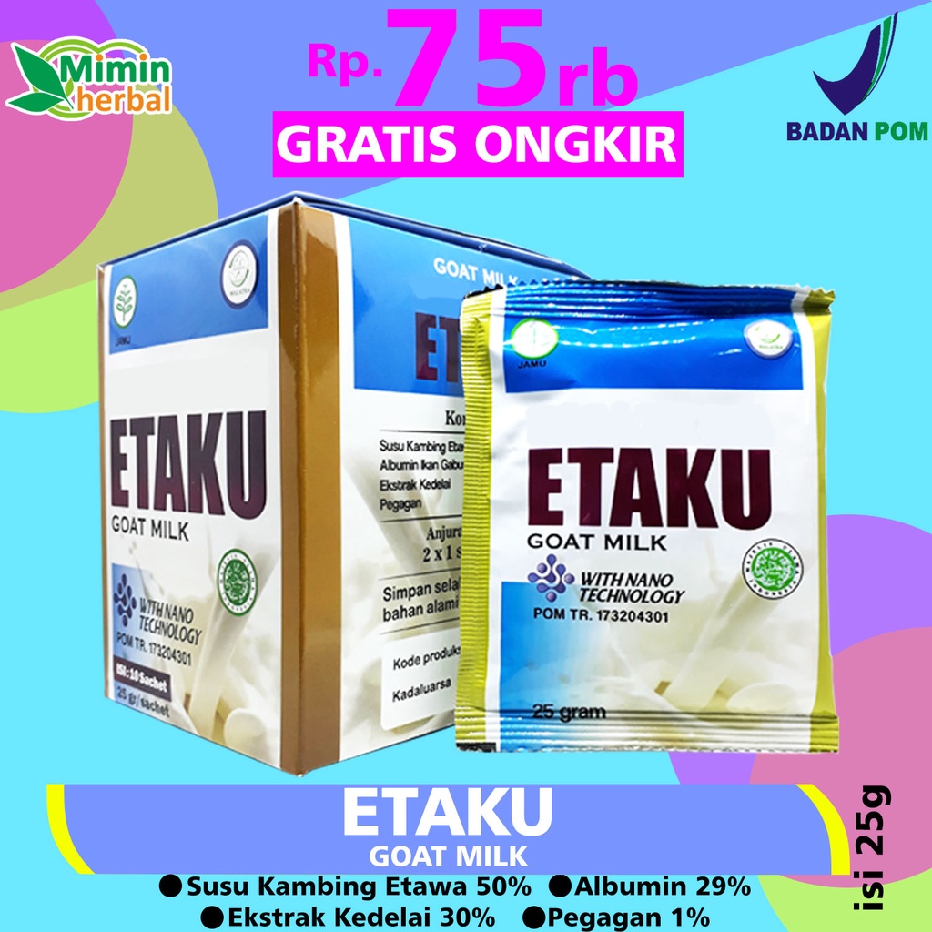 

Etaku Susu Kambing Etawa Original With Nano Technology