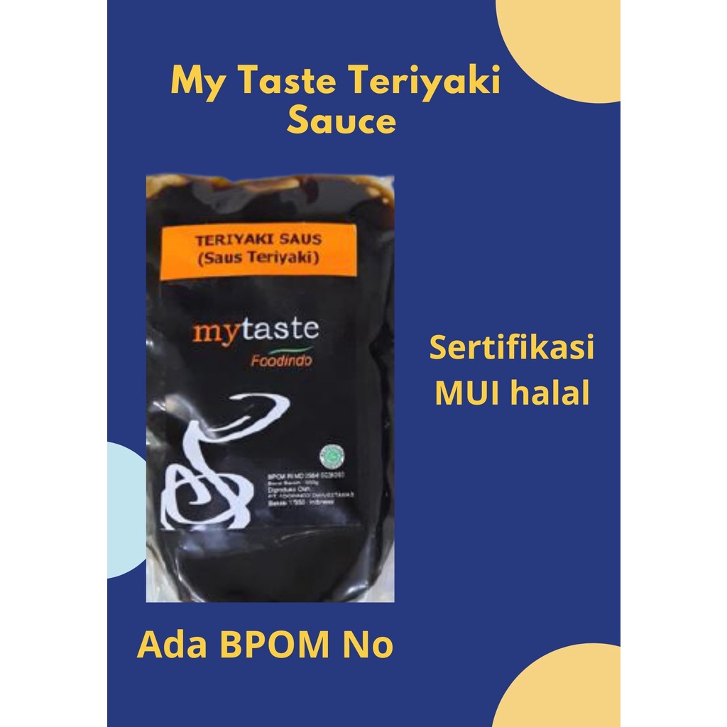 

Mytaste teriyaki sauce 500gr