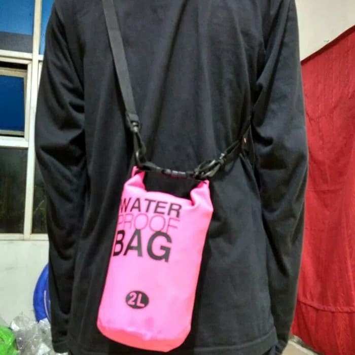 【COD】 Ocean Pack` Dry Bag 2 Liter` DryBag Waterproof 2L` Tas Kantong Anti Air 2 L` Renang Diving Snorkling Hiking Camping Traveling