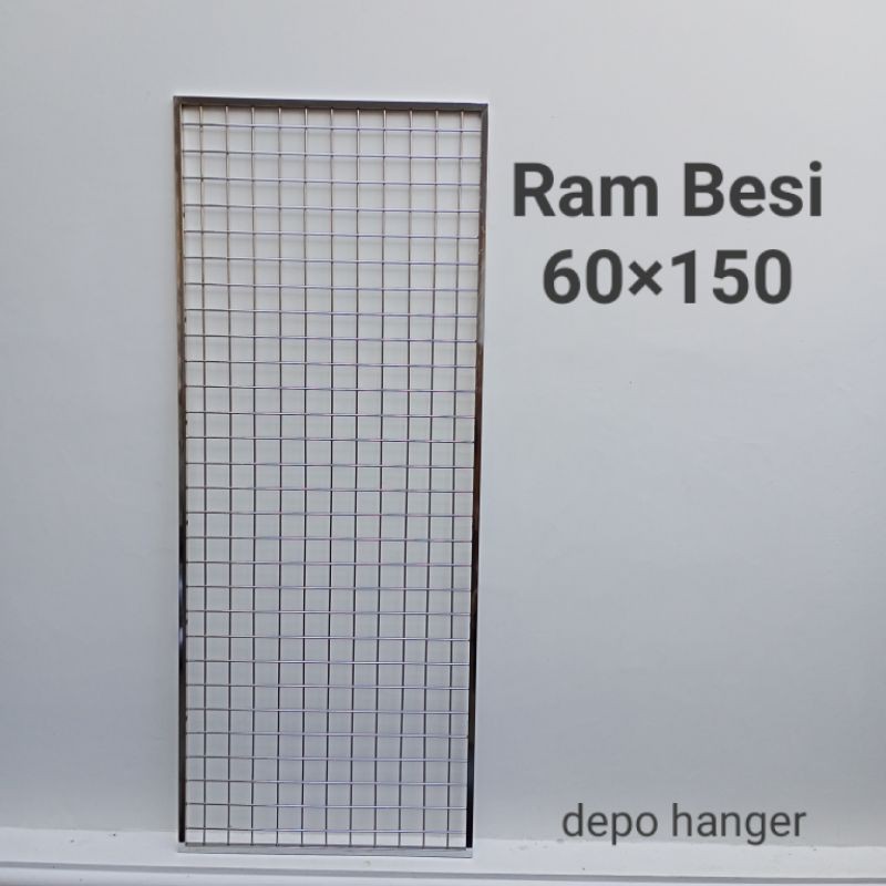 Ram jaring besi ukuran 60×150 crome