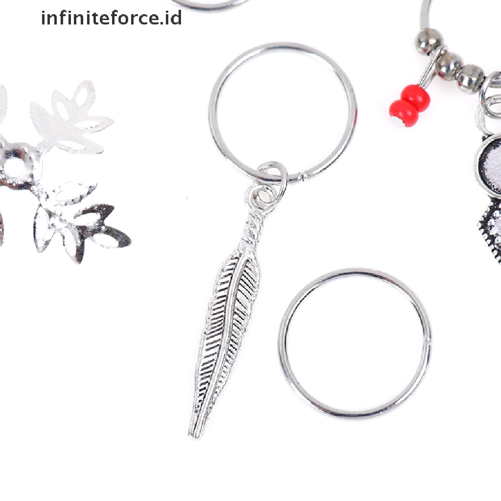 Infiniteforce.id Jepit Rambut Gaya Punk Hip Hop Bentuk Daun Palem / Salju Untuk Aksesoris Wanita Diy