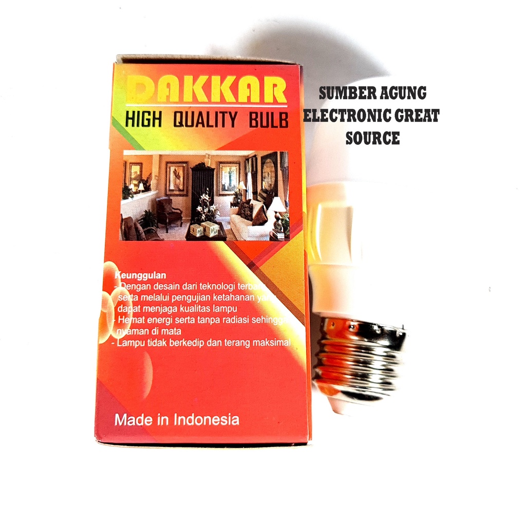 Lampu LED 5W Dakkar Diamond Kecil Bentuk Kapsul 275Lumen Hemat Energi