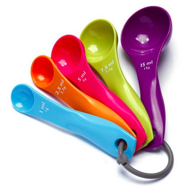 Sendok Takar Set Isi 5 5in1 Sendok Takar MPASI Sendok Ukur Bumbu Kitchen Spoon Scale