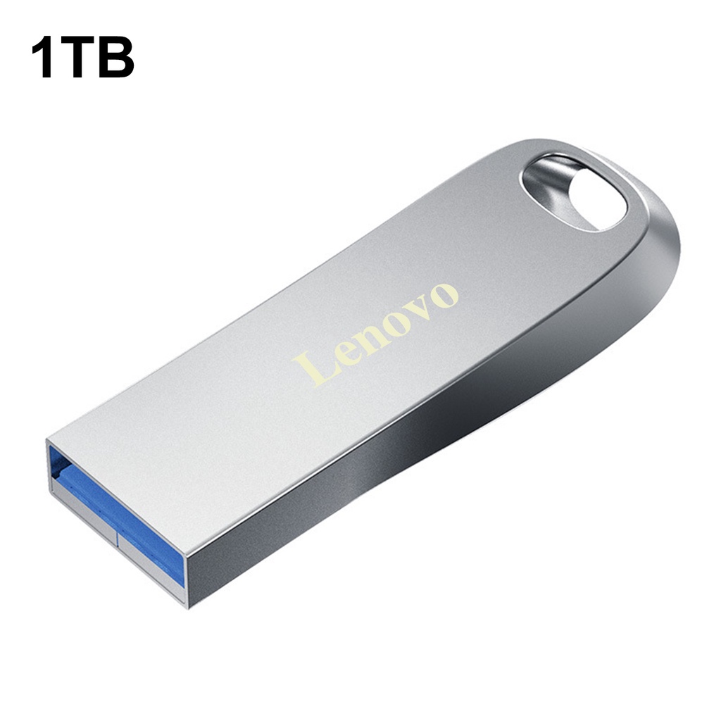 (Huluboy) Lenovo 1TB / 2TB Flash Disk USB Transfer Data High Speed Anti Air Bahan Metal Untuk PC