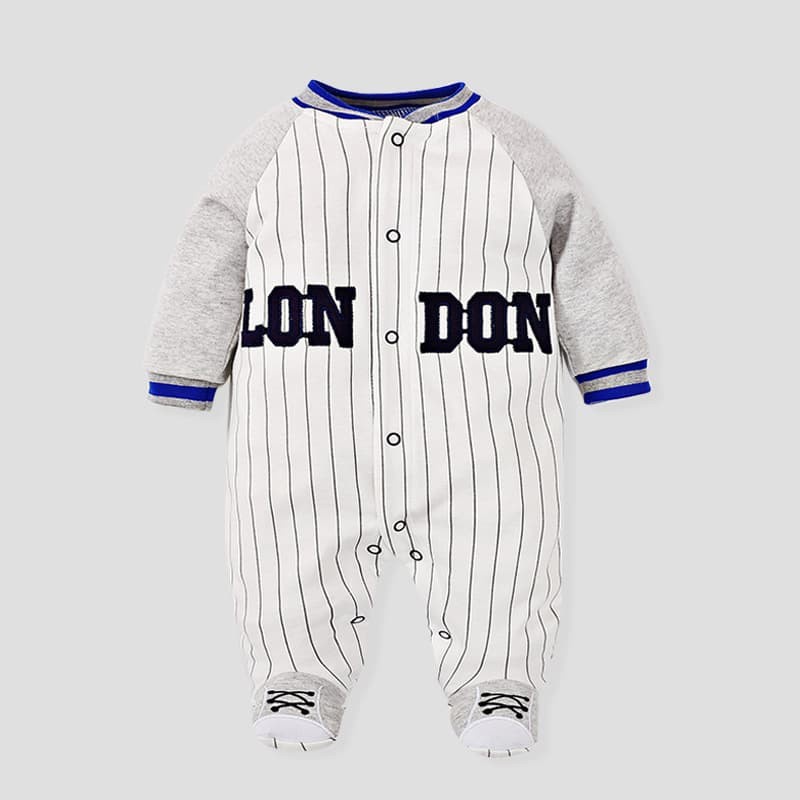 BASEBALL Romper newborn baby boy romper panjang tutup kaki bayi laki