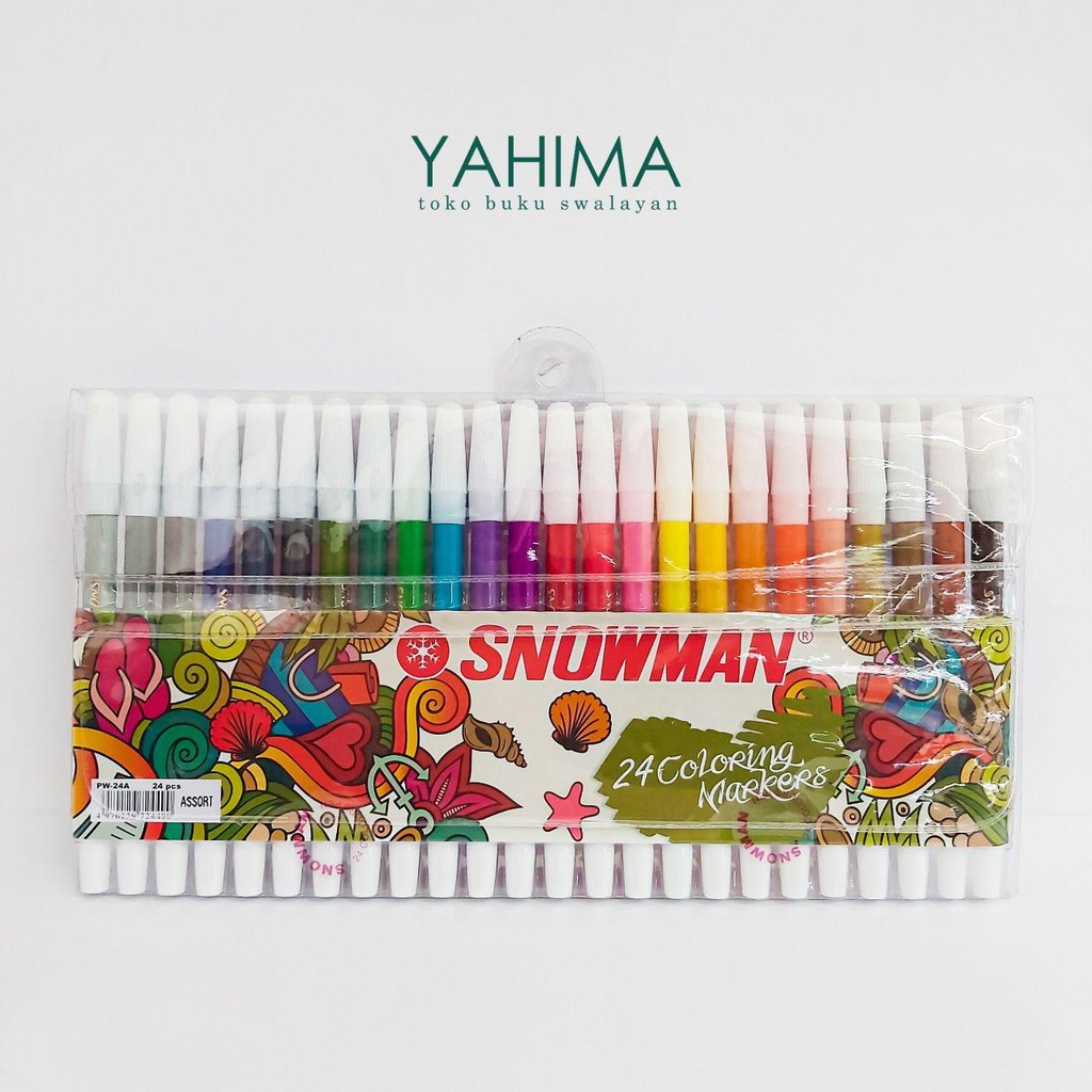 

Snowman 24 Colour Marker / Spidol Warna 24