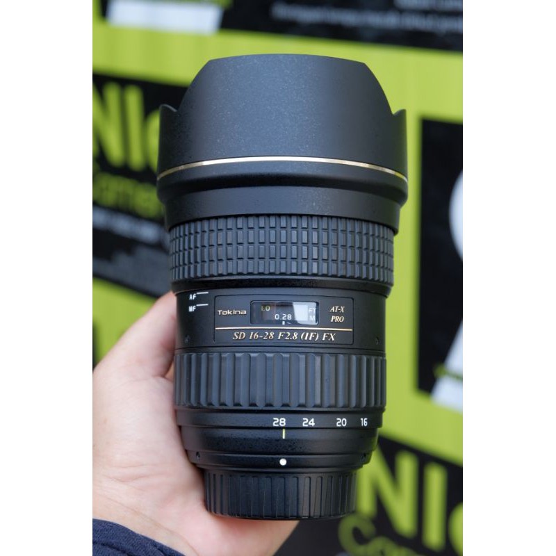Lensa Tokina 16-28mm f2.8 FX fullset for Nikon