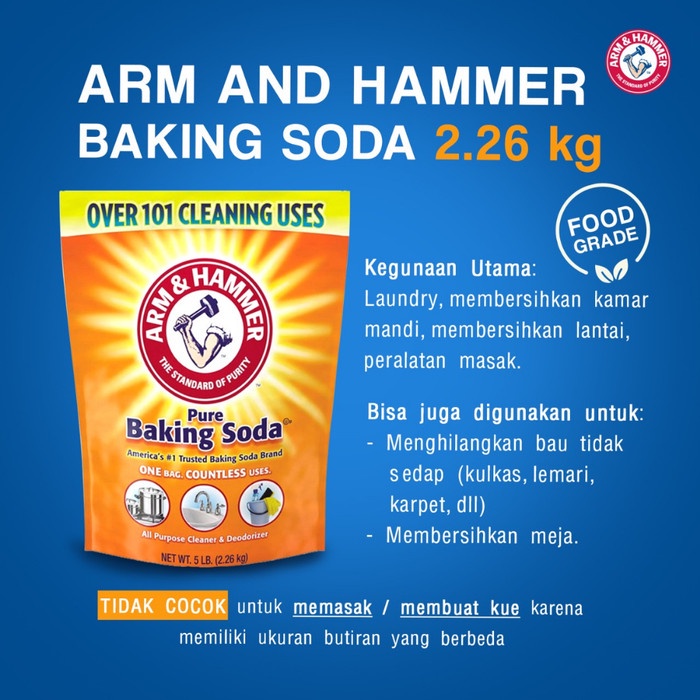 

Ht662D Arm And Hammer Baking Soda 2.267Kg Ht5H