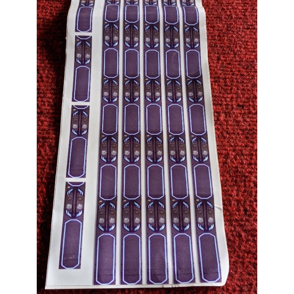 Sticker louver ac jetbus 3 untuk miniatur bus 1:20