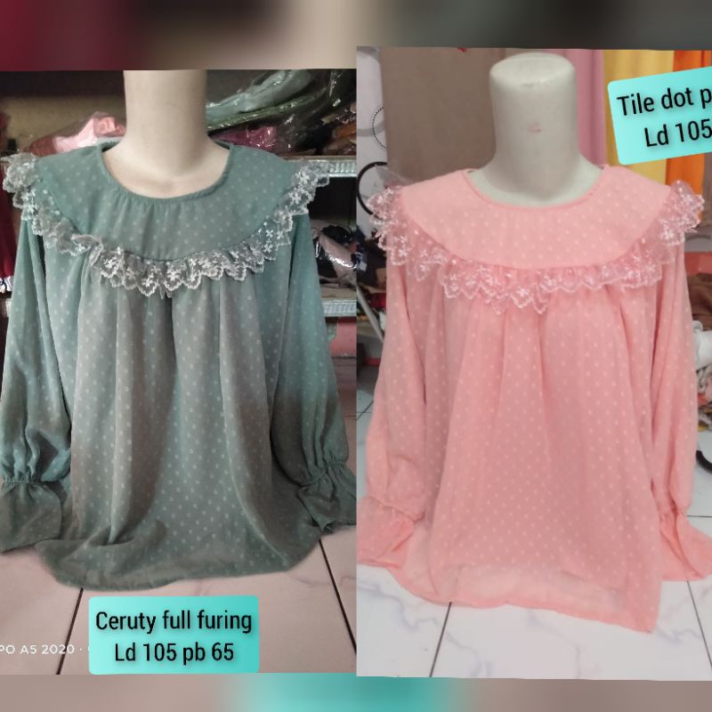 blouse tile dot