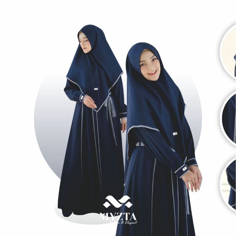 gamis original terbaru kenza syar'i by myzta setelan gamis dewasa terbaru