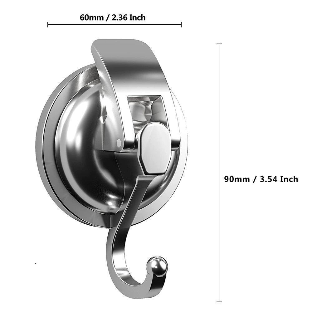 Solighter Suction Cup Hooks Tanpa Meninju Shower Kamar Mandi Poles Heavy Duty