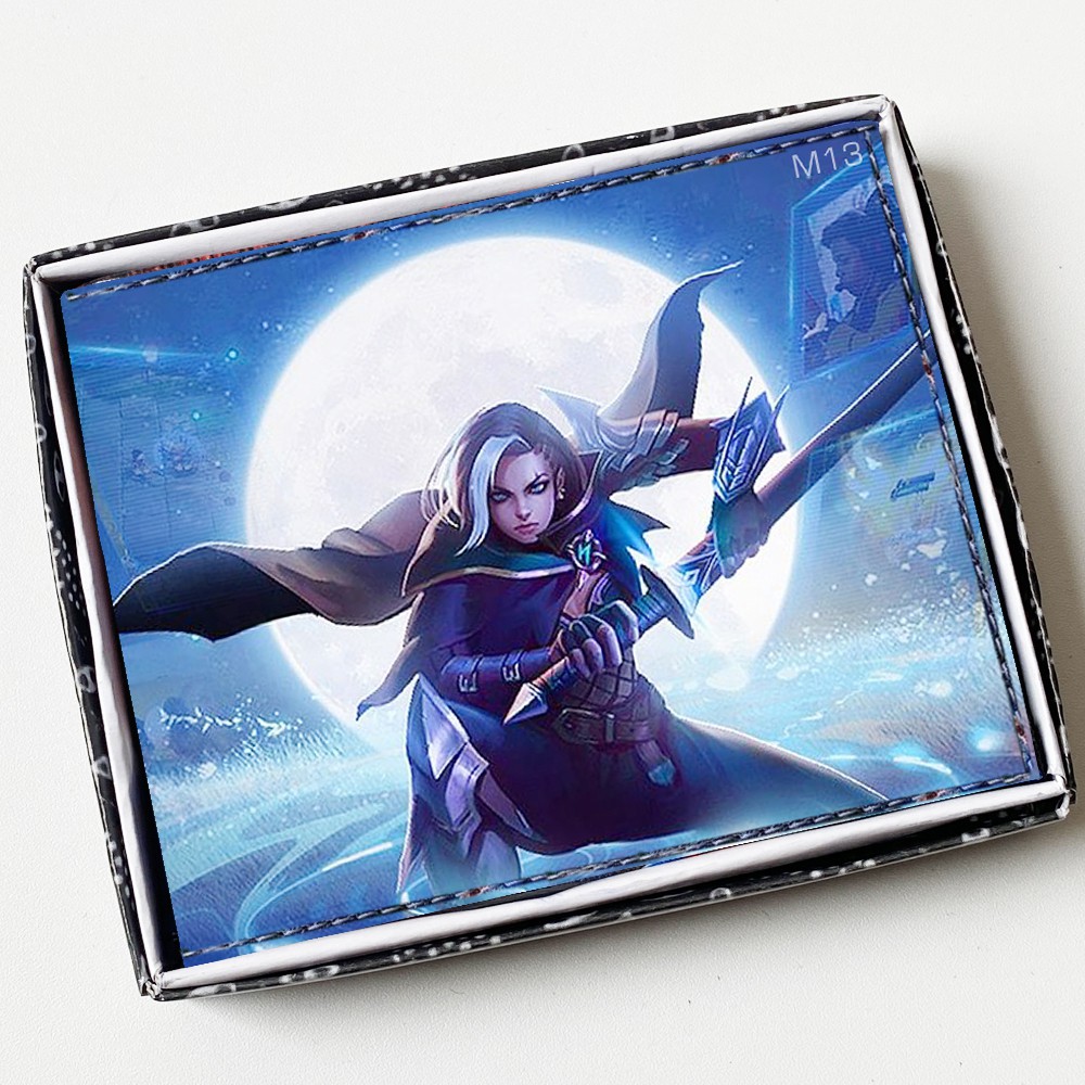 Free Shipping! Dompet Anak Karakter Mobile Legend M13 Dompet Pendek Kulit Sintetis Import + Box