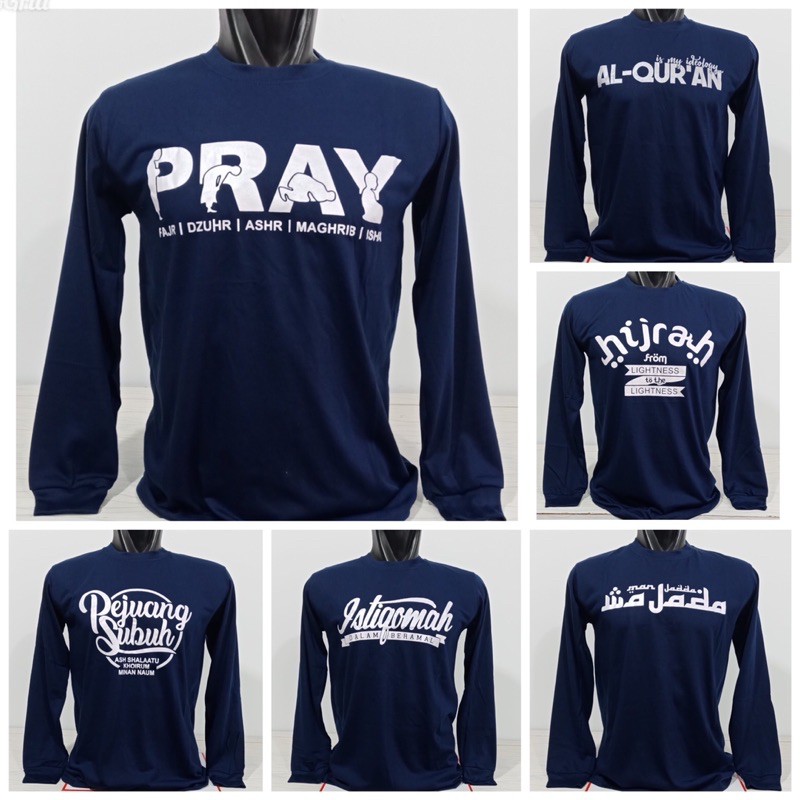 KAOS PRIA / KAOS DISTRO ISLAMI / KAOS DAKWAH ISLAMI / KAOS MURAH / KAOS PRIA LENGAN PANJANG-1