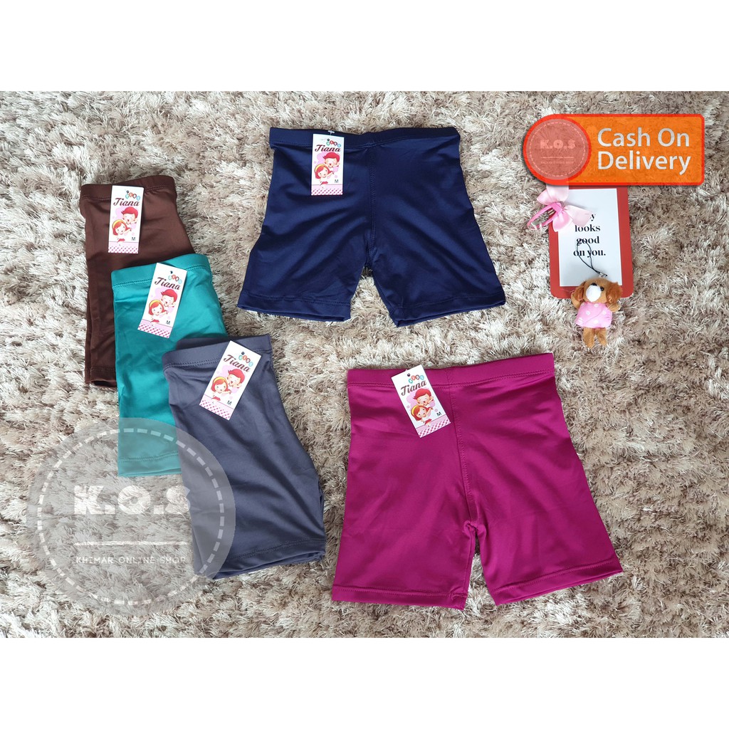 short anak daleman legging pendek anak size s,m,l,xl,xxl