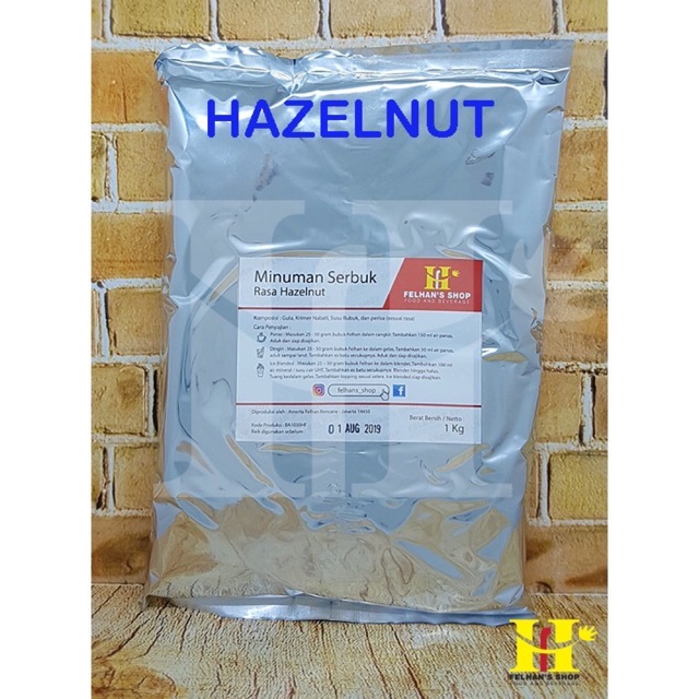 

(1 Kg) Hazelnut Premix Milkshake / Bubble Powder Drink