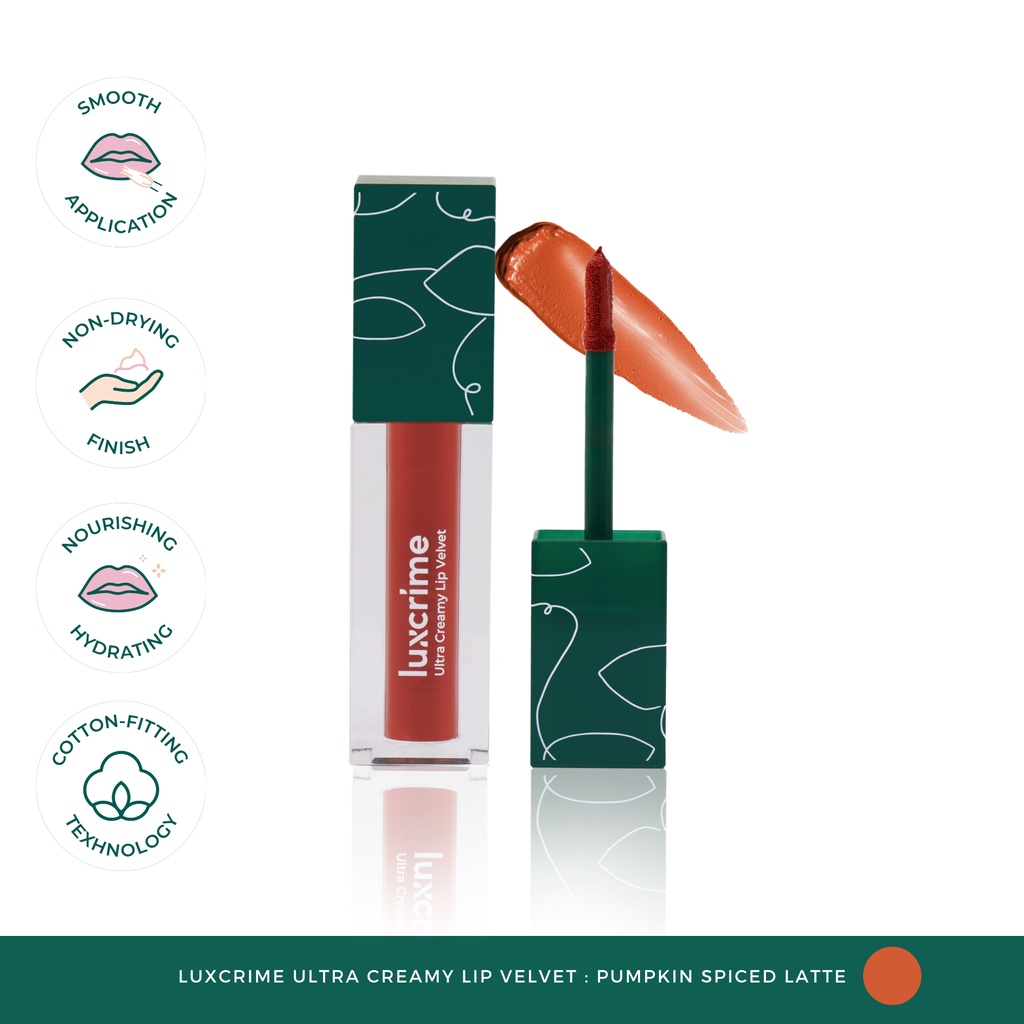 LIPBESTIE Luxcrime Ultra Creamy Lip Velvet - Pumpkin Spiced Latte