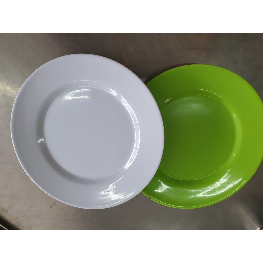 Piring Melamin Ceper Polos 10" 5201 SIngSingi/Piring Makan Melamin Ceper 5201 SIngaSingi