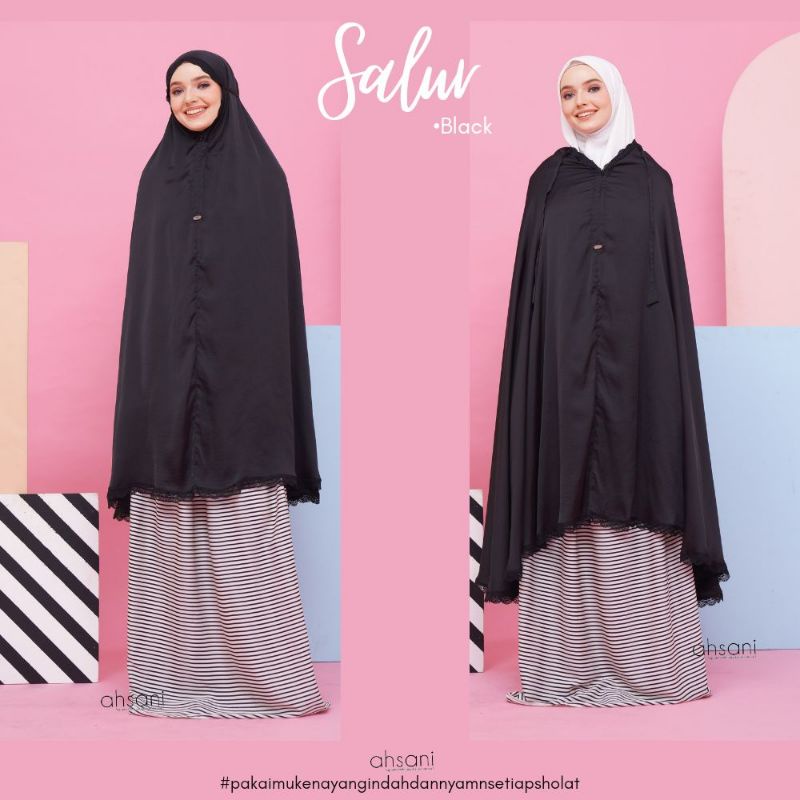 SALUR MUKENA AHSANI MUKENAH DEWASA RESLETING KEPALA MUKENA SALUR PREMIUM