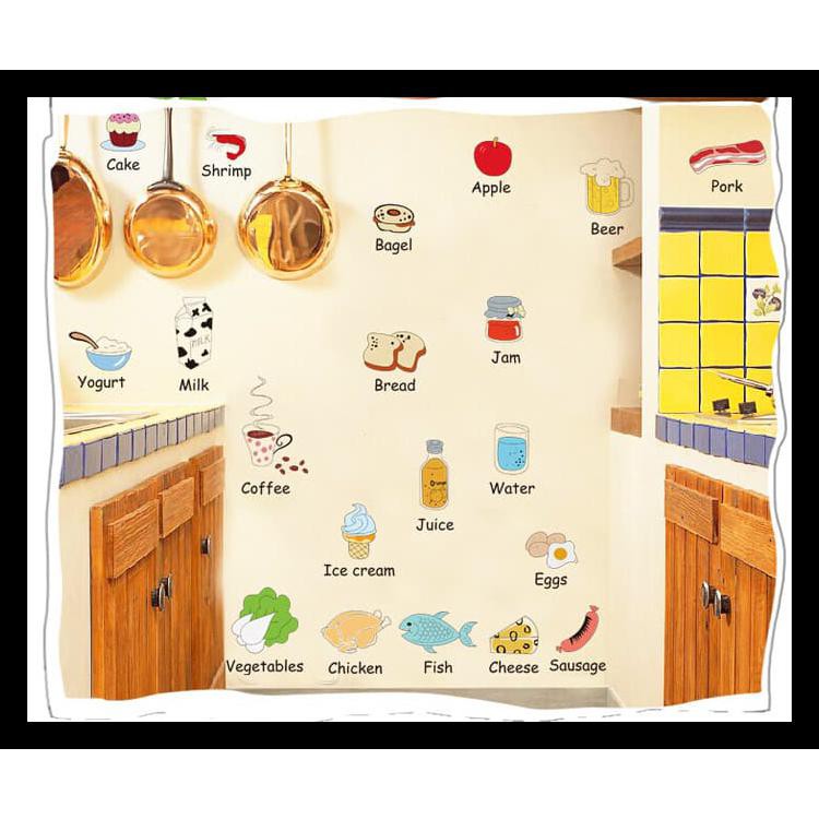 Hot Product Wall Sticker 50X70/Wallstiker Transparan-Am7090-My Breakfast Promo