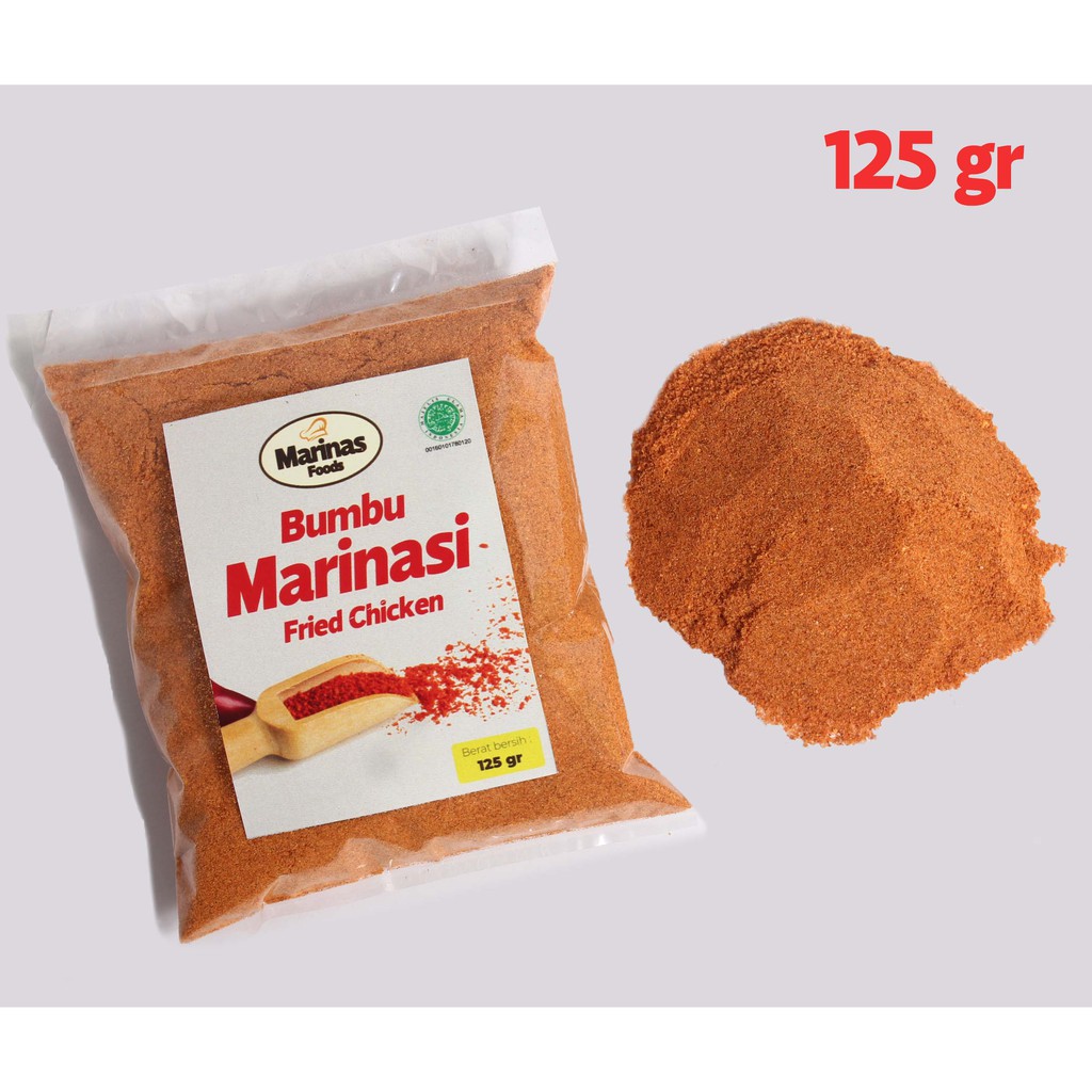 

TEPUNG BUMBU MARINASI FRIED CHICKEN - 125 gr bisa untuk 5 ekor ayam