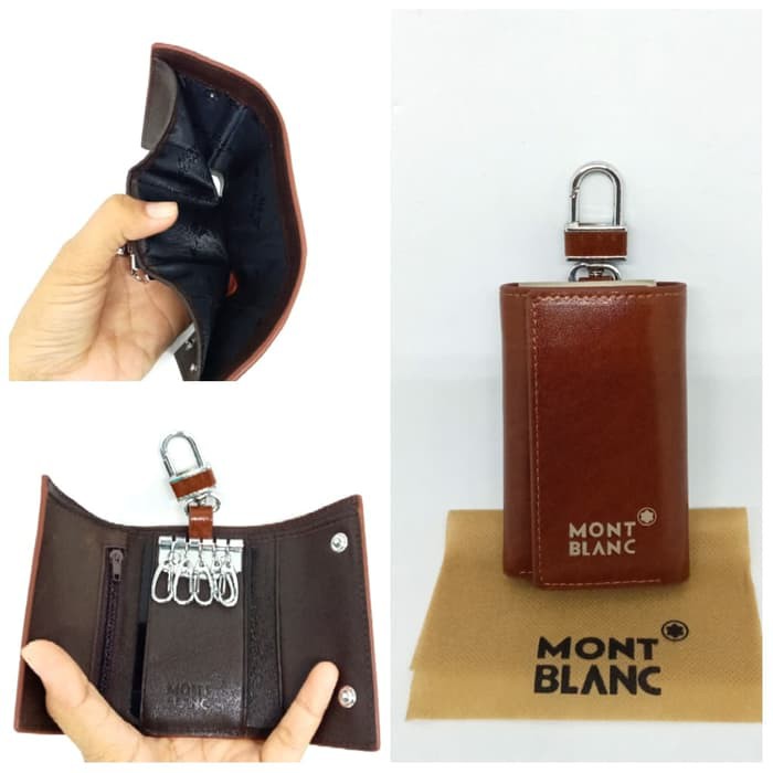 Dompet STNK Mobil Motor Impor Kulit Asli Coklat | Mont Blanc Coklat